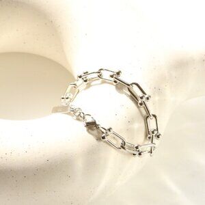 925 Sterling Silver "Tiffany" Chain Bracelet